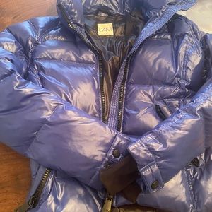 SAM electric blue puffer coat - like new condition, size small